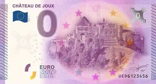 Billete de 0€ CHÂTEAU DE JOUX