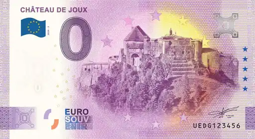 0€ banknote CHÂTEAU DE JOUX