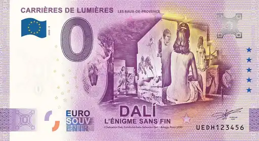 Billet 0€ CARRIÈRES DE LUMIÈRESLES-BAUX-DE-PROVENCE DALI L'ENIGME SANS FIN