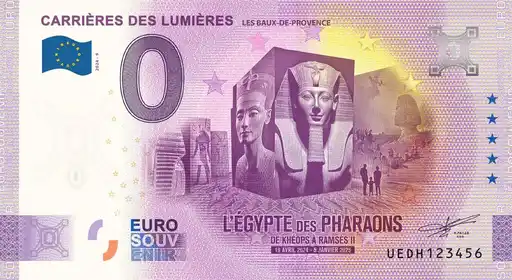 Billet 0€ CARRIÈRES DE LUMIÈRES LES-BAUX-DE-PROVENCE L'EGYPTE DES PHARAONS DE KHEOPS A RAMSES II