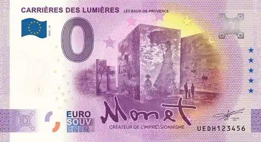 Billet 0€ CARRIÈRES DE LUMIÈRES LES-BAUX-DE-PROVENCE Monet CREATEUR DE L'iMPRESSIONNISME