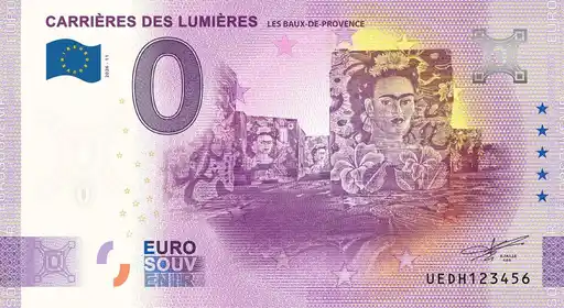 Billete de 0€ CARRIÈRES DE LUMIÈRES LES-BAUX-DE-PROVENCE