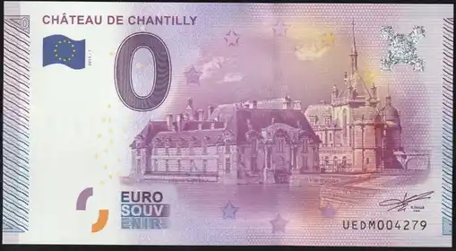 Billete de 0€ CHÂTEAU DE CHANTILLY