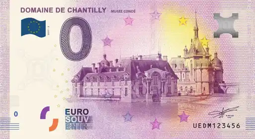 Billet 0€ DOMAINE DE CHANTILLY MUSÉE CONDÉ