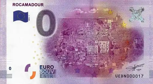 Billete de 0€ ROCAMADOUR
