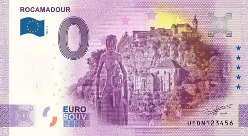 0€ banknote ROCAMADOUR