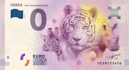 0€-Schein CERZAPARC ZOOLOGIQUE LISIEUX