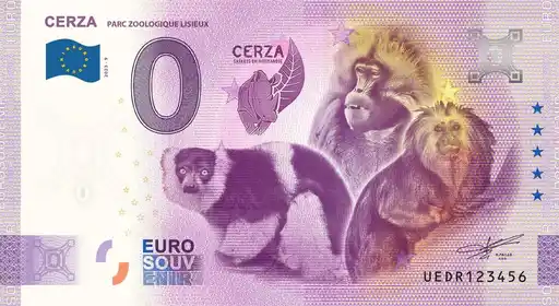 0€-Schein CERZAPARC ZOOLOGIQUE LISIEUX