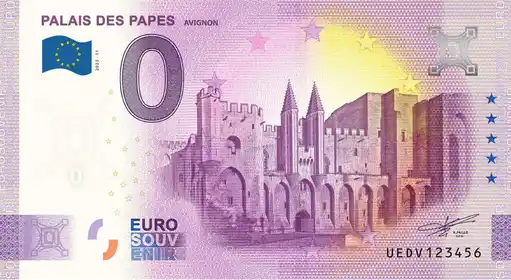 0€-Schein PALAIS DES PAPESAVIGNON