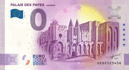 Billete de 0€ PALAIS DES PAPES AVIGNON