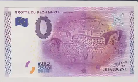 Billete de 0€ GROTTE DU PECH MERLE CABRERETS
