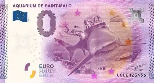 0€ banknote AQUARIUM DE SAINT-MALO