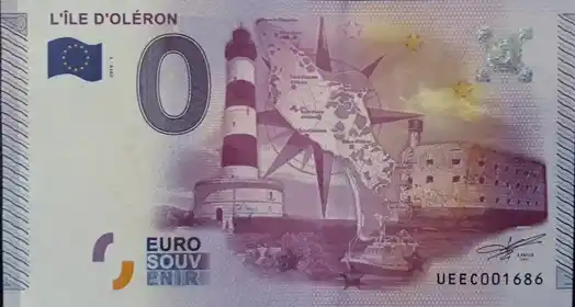 Banconota da 0€ L'ÎLE D'OLÉRON