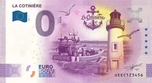 Banconota da 0€ LA COTINIERE