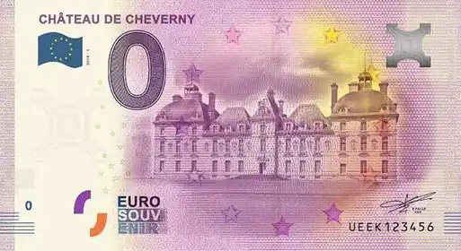 0€-Schein CHÂTEAU DE CHEVERNY