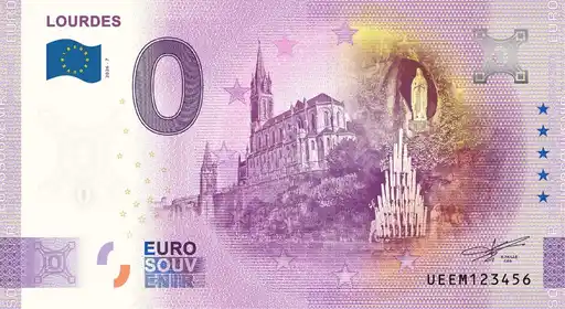 0€-Schein LOURDES