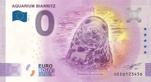 0€-Schein AQUARIUM BIARRITZ