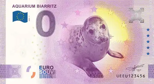 0€-Schein AQUARIUM BIARRITZ