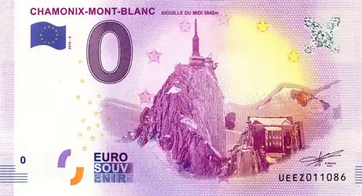Billet 0€ CHAMONIX-MONT-BLANCAIGUILLE DU MIDI 3842M