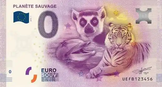 0€ banknote PLANÈTE SAUVAGE