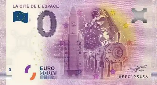 0€-Schein LA CITÉ DE L'ESPACE