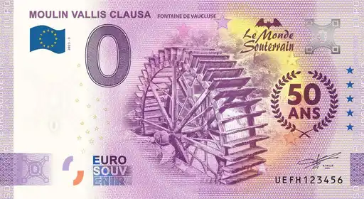 Billet 0€ MOULIN VALLIS CLAUSA FONTAINE DE VAUCLUSE