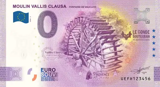Billet 0€ MOULIN VALLIS CLAUSA FONTAINE DE VAUCLUSE