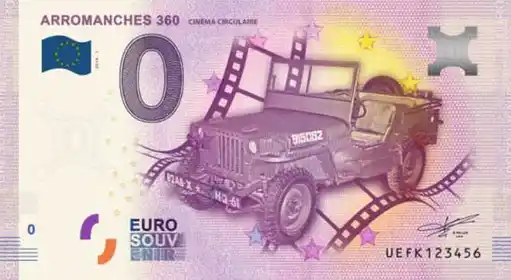 0€-Schein ARROMANCHES 360CINÉMA CIRCULAIRE
