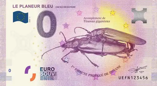 0€-Schein LE PLANEUR BLEUCACAO EN GUYANE