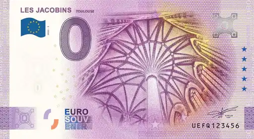 Billete de 0€ LES JACOBINSTOULOUSE