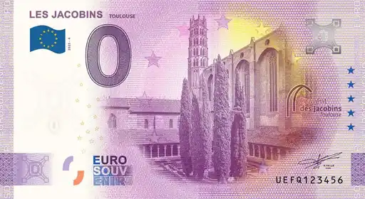 0€-Schein LES JACOBINS TOULOUSE