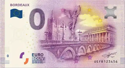 0€ banknote BORDEAUX