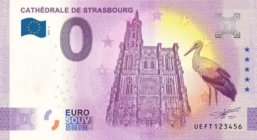 0€-Schein CATHÉDRALE DE STRASBOURG