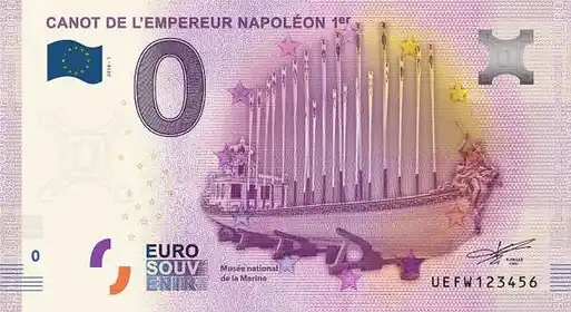 Billet 0€ CANOT DE L'EMPEREUR NAPOLÉON 1ERMUSÉE NATONAL DE LA MARINE