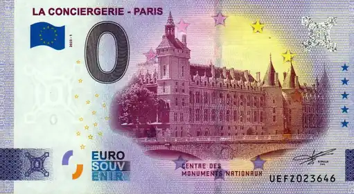 0€-Schein LA CONCIERGERIE - PARIS