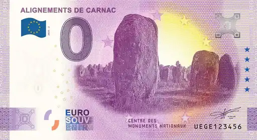 0€-Schein ALIGNEMENTS DE CARNAC