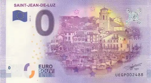 0€ banknote SAINT-JEAN-DE-LUZ