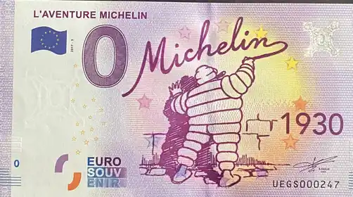 Billet 0€ L'AVENTURE MICHELINMICHELIN 1930