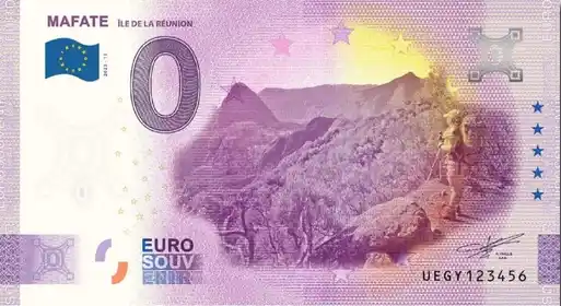 Banconota da 0€ MAFATEÎLE DE LA RÉUNION