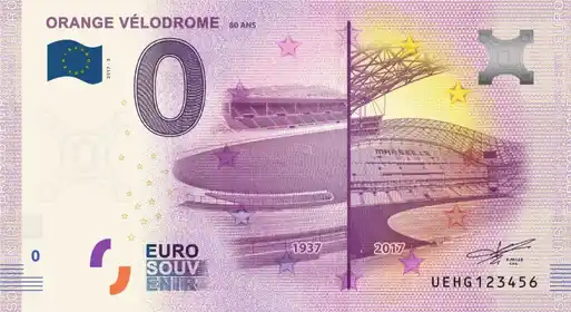 Billete de 0€ ORANGE VÉLODROME80 ANS