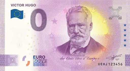 Billete de 0€ VICTOR HUGO