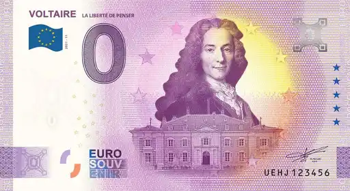 Billet 0€ VOLTAIRELA LIBERTE DE PENSER