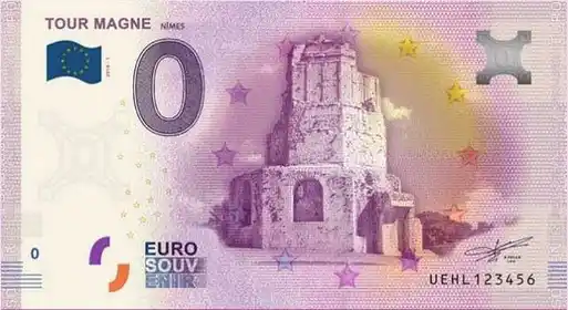 Banconota da 0€ TOUR MAGNE NÎMES