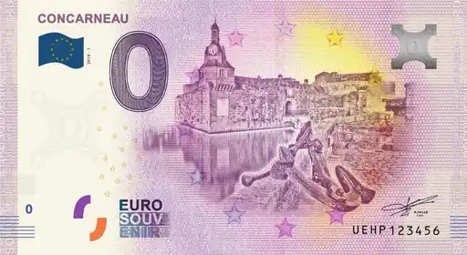0€ banknote CONCARNEAU