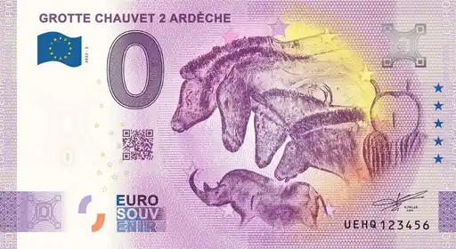 Billete de 0€ GROTTE CHAUVET 2 - ARDÈCHE