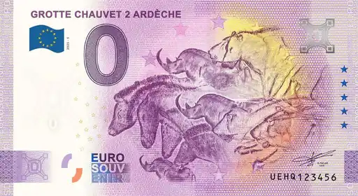 Billete de 0€ GROTTE CHAUVET 2 - ARDÈCHE