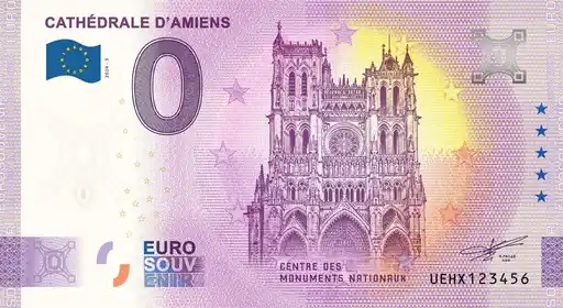 0€-Schein CATHÉDRALE D'AMIENS
