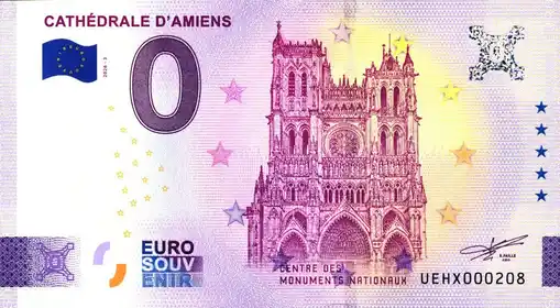 0€-Schein CATHÉDRALE D'AMIENS