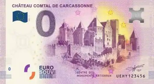 Billete de 0€ CHÂTEAU COMTAL DE CARCASSONNE