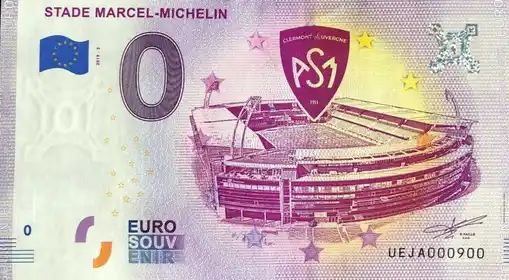 Billete de 0€ STADE MARCEL-MICHELIN